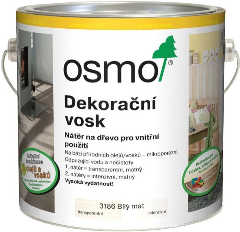 Dekorační vosk – intenzivní odstíny Osmo