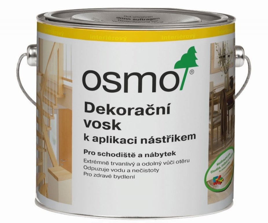 Dekorační vosk k aplikaci stříkáním Osmo