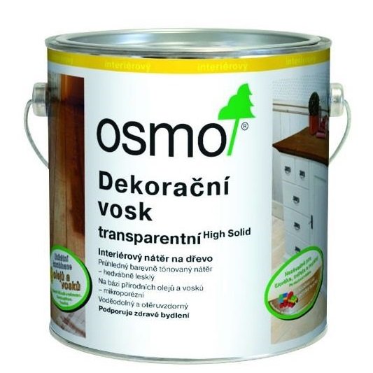 Dekorační vosk – transparentní odstíny Osmo