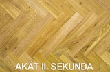 Akátové podlahové parkety II. SEKUNDA