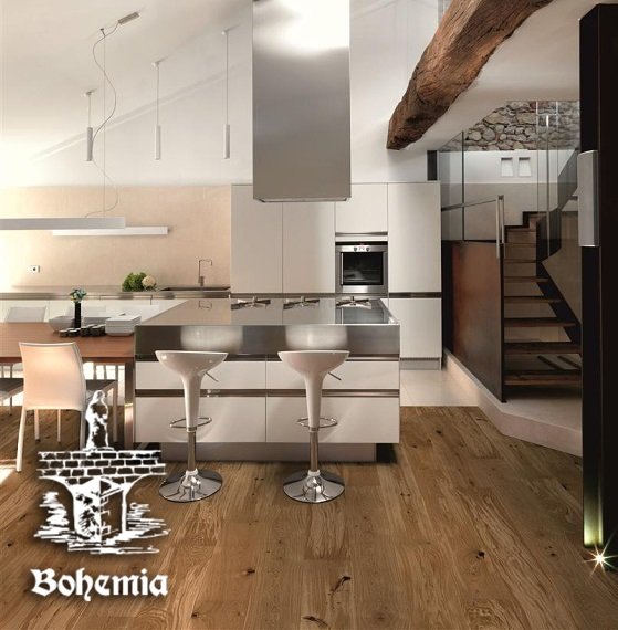 Masivní dubové a vícevrstvé podlahy ESCO Bohemia Chateau