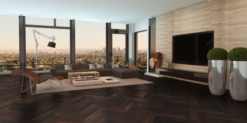 Dřevěné podlahy Scheucher MULTIflor 740 45˚ Oak smoked Natura