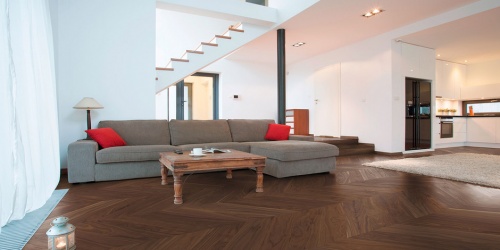 Dřevěné podlahy Scheucher MULTIflor 740 45˚ Walnut Natur Natura