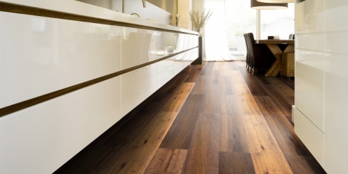 Dřevěné podlahy Solidfloor Vintage Arizona - Eiken rustiek, Geborsteld, Handgeschraapt, Fijnbezaagd, Gekleurd, Naturel geolied