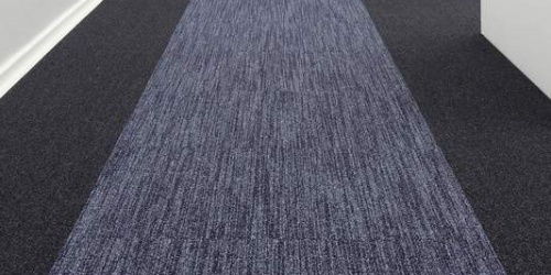 Kobercové čtverce Burmatex Infinity a Infinity Stitch - návrh chodby