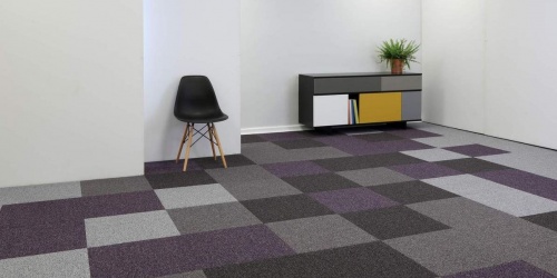 Kobercové čtverce Burmatex Infinity a Infinity Stitch - návrhy místnosti