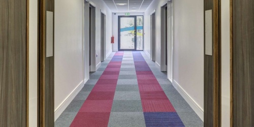 Kobercové čtverce Burmatex Lateral + Cordiale - chodba