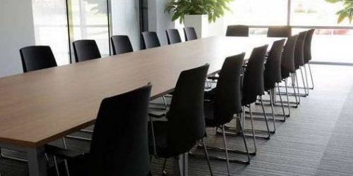 Kobercové čtverce Burmatex Lateral - zasedací místnost