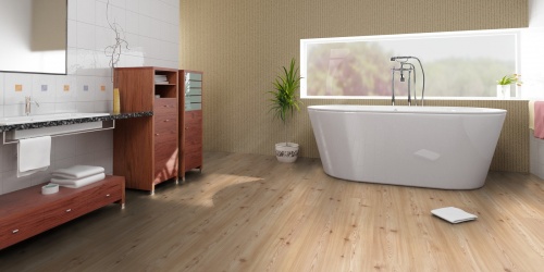 Laminátové podlahy Kronotex Dynamic koupelna
