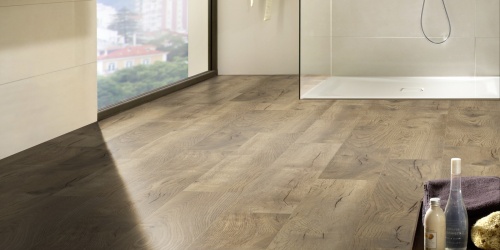 Laminátové podlahy Kronotex Exquisit Plus 4764 V4 koupelna