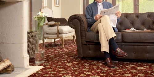 Luxusní koberce Balta Broadloom Stainsafe Super Wiltax Empire 1882-10 v interiéru