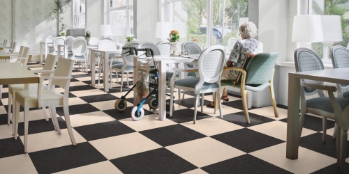 Přírodní linoleum Forbo Marmoleum Modular Shade Black hole