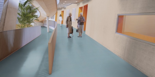 Přírodní linoleum Forbo Marmoleum Walton Cirrus Vintage blue