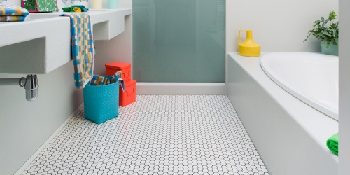 PVC podlahy IVC Group Leoline Smart Bubblegum & Liquorice Cortile 505