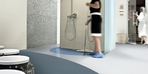 PVC podlahy Forbo Safestep Aqua sauna