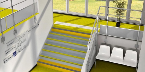 PVC podlahy Forbo Sarlon Complete Step nemocnice