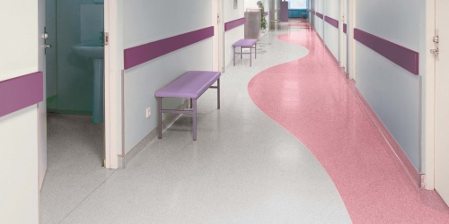 PVC podlahy Forbo Sarlon Sparkling nemocnice