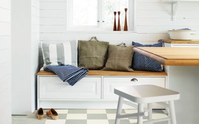 Tarkett Essentials 240 Echiquier 2 Grey White