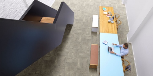 Vinylové podlahy Beauflor Podium Click 55 Tiles Steel 616M