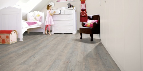 Vinylové plovoucí podlahy wineo DESIGNline Ambra Multilayer Wood Arizona Oak Lightgrey