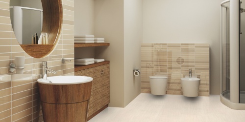 Vinylové plovoucí podlahy wineo PURLINE 1000 stone Mocca Creme
