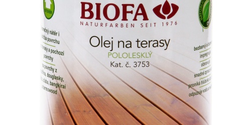 Jak vybrat olej na terasu?