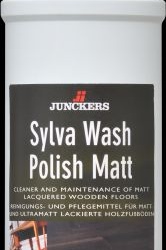 Junckers Sylva Wash Polish Mat čisticí prostředek pro běžnou provozní údržbu lakovaných povrchů ultra matným lakem
