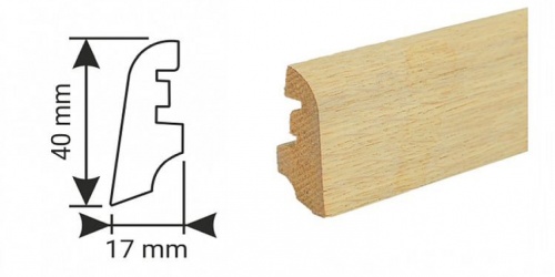 Lišta soklová EkoWood dýha