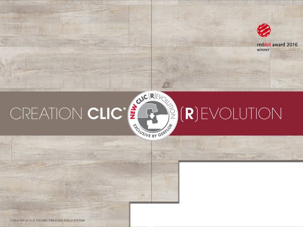 Vinylové dílce Gerflor dostaly nový zámek – NEW CLIC Vinylové dílce Gerflor dostaly nový zámek – NEW CLIC
