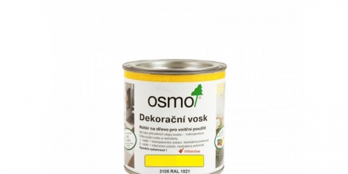 OSMO - Dekorační vosk intenzivní odstíny žlutá cca. RAL 1021