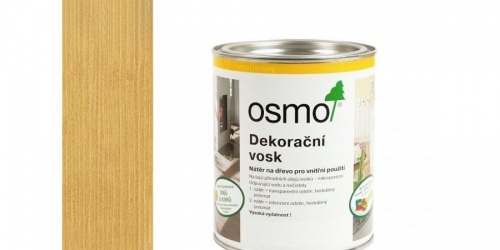 OSMO - Dekorační vosk transparentní odstíny dub 