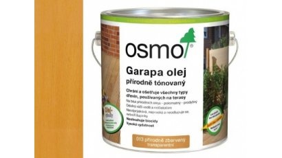 OSMO - Speciální olej na dřevo - Olej na garapu přírodně zbarvený