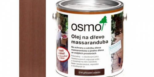 OSMO - Speciální olej na dřevo - Olej na massaranduba přírodně zbarvený
