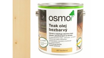 OSMO - Speciální olej na dřevo - olej na teak bezbarvý