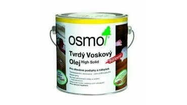 OSMO - Tvrdý voskový olej barevný světle šedá 