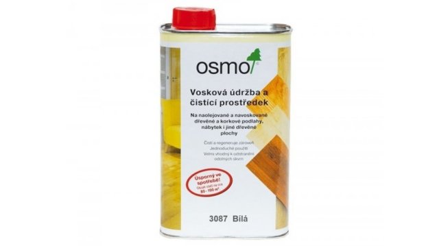 OSMO - vosková údržba a čistící prostředek - bílá