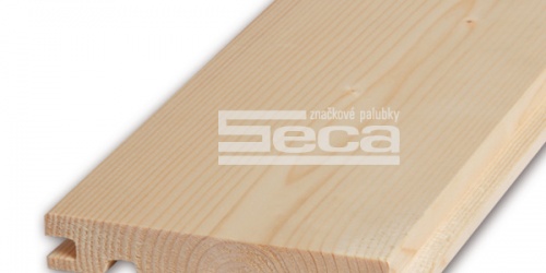 Podlahová prkna SECA - Smrková podlahovka 28x196 mm profil 