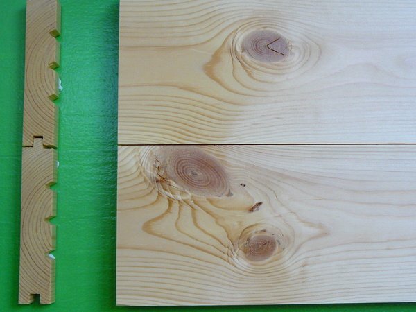 Podlahové palubky SECA - Podlahová prkna z severské borovice 24 x 146 mm profil O AB