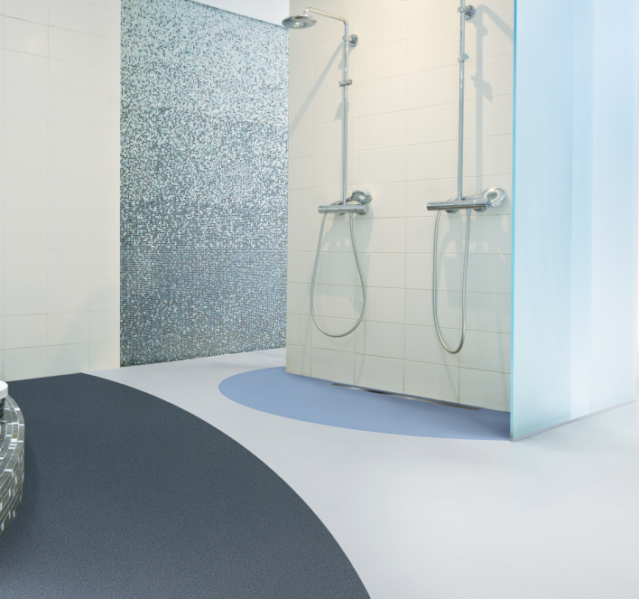 PVC podlahy pro komerční použití Forbo Safestep Aqua 