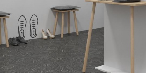 PVC podlahy pro komerční použití Forbo Sarlon Topography