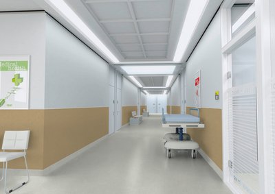 Bezpečnostní PVC podlahy Tarkett Safetred Ion Linen Loose Lay