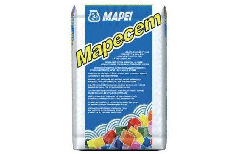 Rychlovazná pojiva a potěry Mapei MAPECEM