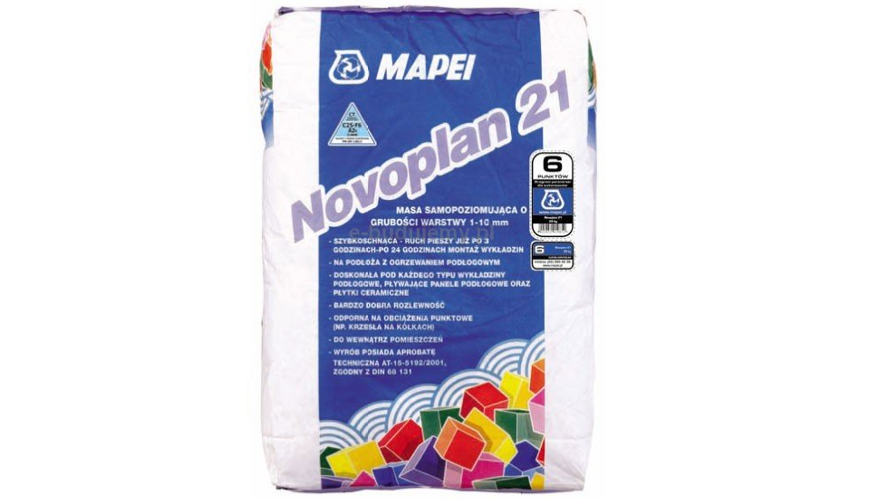 Samonivelační stěrky Mapei NOVOPLAN 21