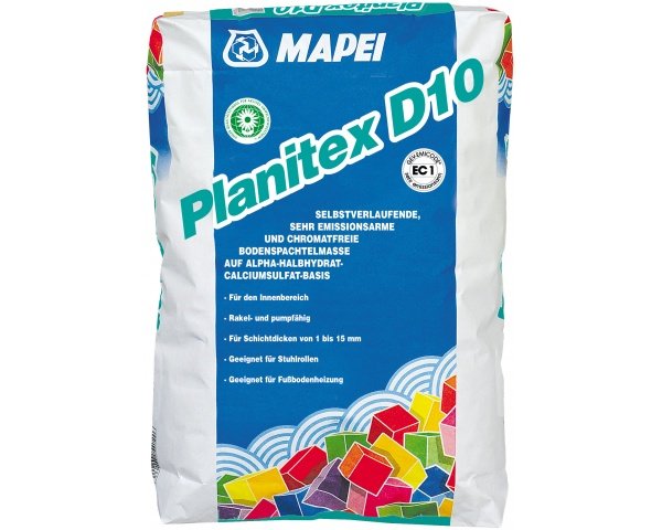 Samonivelační stěrky Mapei PLANITEX D10
