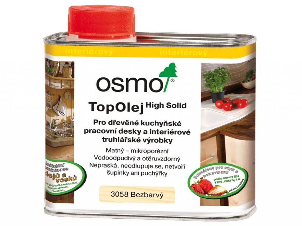 Top olej – pro kuchyňské pracovní desky Osmo