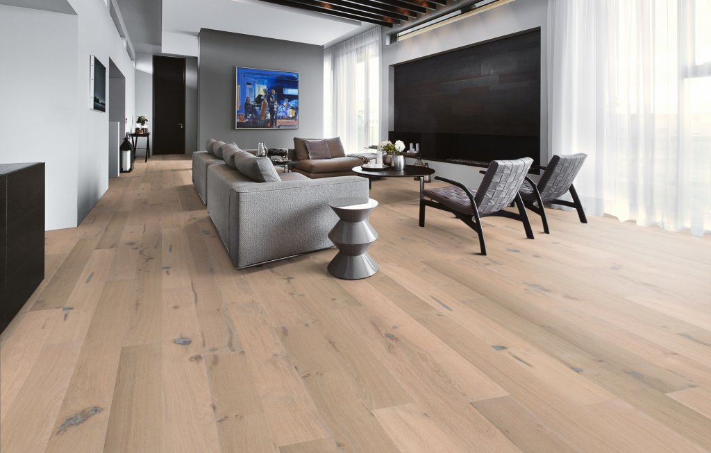 Třívrstvé dýhované podlahy Kährs Linnea Habitat