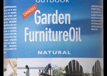 Vytvrzovací uretanový olej Junckers GardenFurniture Oil na zahradní nábytek