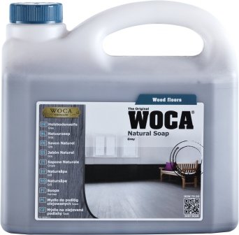 WOCA Mýdlo na dřevěné olejované podlahy - šedé 2,5 l