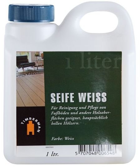 Woca Mýdlový čistič na dřevěné olejované povrchy 1 l - bělené podlahy